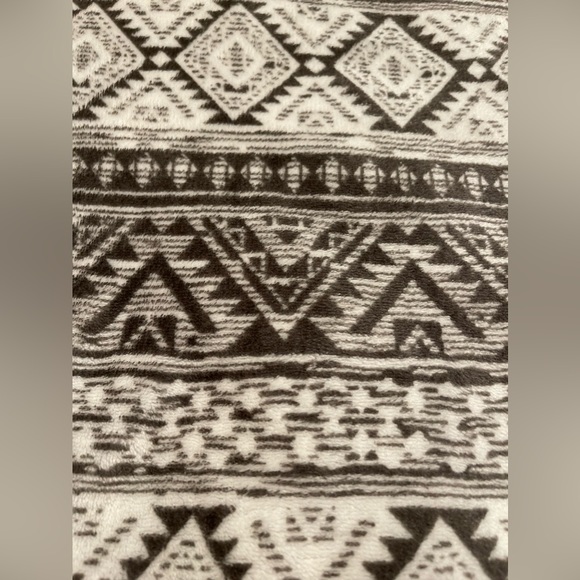 Cuddl Duds Womens PONCHO S/M Gray Soft Teddy Bear Fleece Oversized - Picture 6 of 9